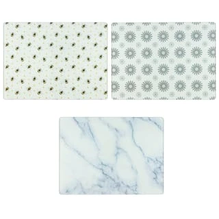 B&M Glass Chopping Board - Geo - Image 2