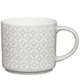 B&M Jumbo Embossed Stacking Mugs 4pk - Image 3