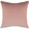 B&M Pleated Velvet Cushion - Blush - Image 3