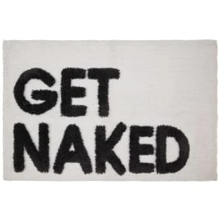 Get Naked Tufted Bath Mat - White - Image 2