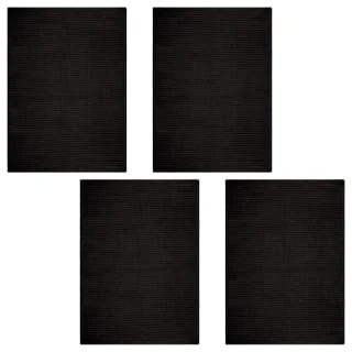 B&M Ribbed Tea Towels 4pk - Black - Image 2