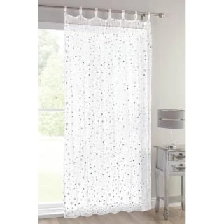 Popsicle Tab Top Voile 55 X 90" - White Stars