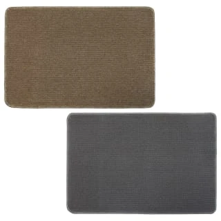 B&M Loop Washable Doormat 50 X 75cm - Grey - Image 3