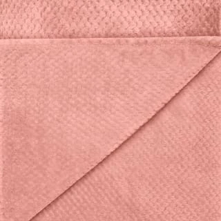 Heritage Collection Waffle Faux Fur Throw - Blush - Image 4