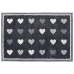 B&M Eco Flex Doormat - Hearts