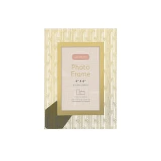 B&M Harmony Glass Photo Frame 4 X 6" - Gold - Image 2