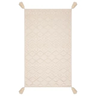 B&M Homestead Embossed Tea Towels With Tassels 2pk - Natural - Image 2