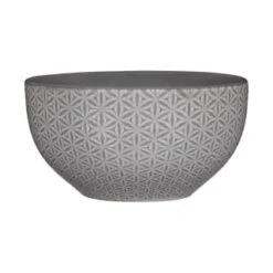 B&M Geo Embossed Cereal Bowl