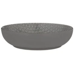 B&M Geo Embossed Pasta Bowl
