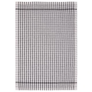 B&M Check Tea Towels - Black 3pk - Image 3