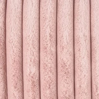 B&M Alaska Faux Fur Cushion - Blush - Image 2