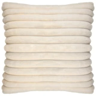 B&M Alaska Faux Fur Cushion - Cream