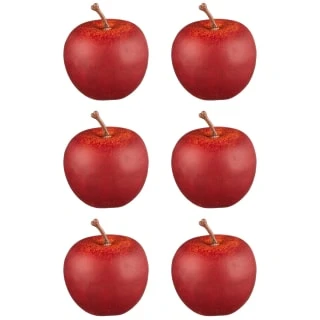 B&M Apple Decorations 6pk - Image 3