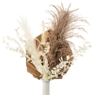 B&M Donut Vase With Dried Flowers - Image 2
