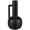 B&M Black Ceramic Vase