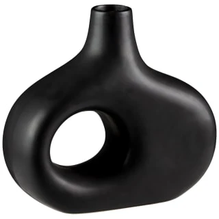 B&M Matte Black Vase