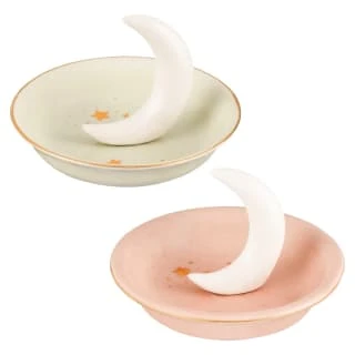 B&M Moon Trinket Dish - Green - Image 2