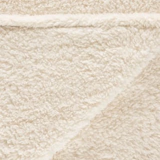 Simply Everyday Teddy Rolled Throw - Cream - Image 2