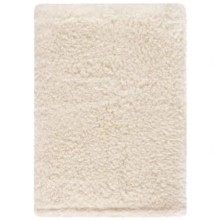 Simply Everyday Teddy Rolled Throw - Cream - Image 4