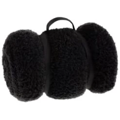 Simply Everyday Teddy Rolled Throw - Black