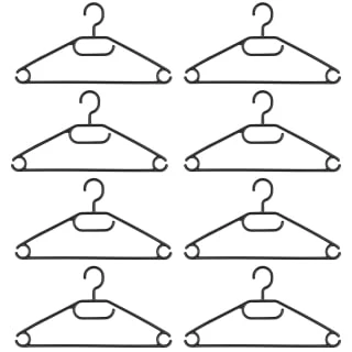 B&M Swivel Hook Hangers 8pk - Black - Image 3