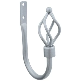 B&M Small Silver Twist Curtain Hold Backs 2pk - Image 2