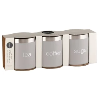 Simply Everyday Set Of Storage Jars 3pk