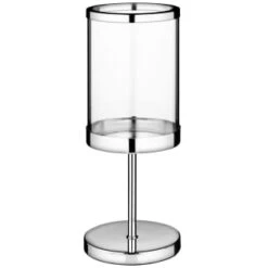 Karina Bailey Silver Candle Holder