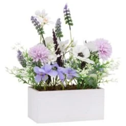 Bloom Floral Window Box - Purple