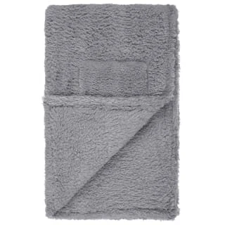 Home Essentials Teddy TV Blanket - Charcoal - Image 2