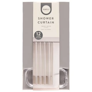 Simply Everyday Shower Curtain - Grey - Image 2
