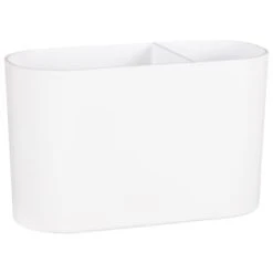 Simply Everyday Matte White Toothbrush Holder