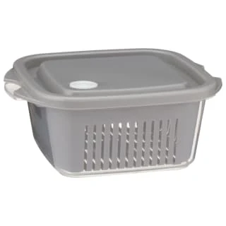 Fruit & Vegetable Basket With Removeable Drainage Basket - Image 2