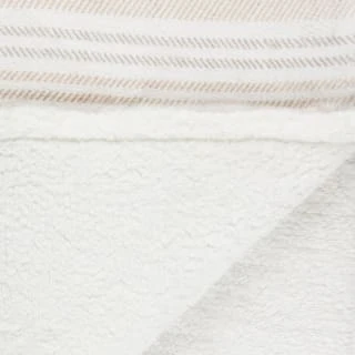 Winston Grey Stripe Sherpa Throw - Image 4