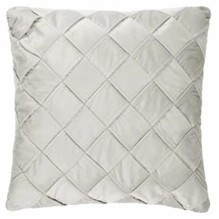Basket Weave Silver Cushion