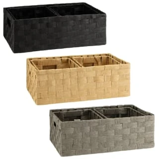 B&M Caen Set Of 3 Paper Rope Baskets - Natural - Image 5