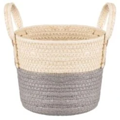 B&M Wicker Basket - Grey