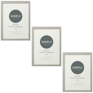 Simply Everyday A4 Block Frames 3pk - Grey